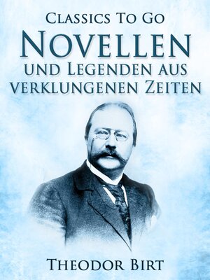 cover image of Novellen und Legenden aus verklungenen Zeiten